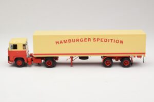 Scania LB111S Koffersattelzug Hamburger Spedition Minichamps 1:43 499123880 Métal — image 3 sur 6
