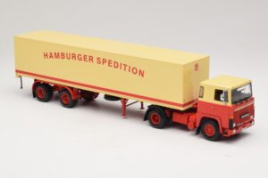 Scania LB111S Koffersattelzug Hamburger Spedition Minichamps 1:43 499123880 Métal — image 4 sur 6