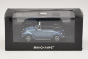 Volkswagen 1302 Cabriolet Bleu Métallisé Minichamps 1:43 430055042 Métal — image 4 sur 4