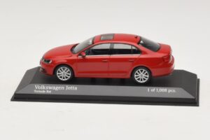 Volkswagen Jetta Mk6 Rouge Minichamps 1:43 400059001 Métal