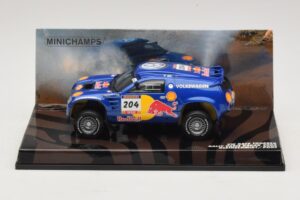 Volkswagen Race Touareg Red Bull #204 J. Kleinschmidt / F. Pons Dakar Rally 2005 Minichamps 1:43 436045304 Métal