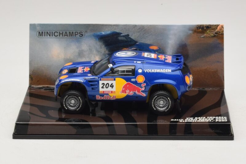 Volkswagen Race Touareg Red Bull #204 J. Kleinschmidt / F. Pons Dakar Rally 2005 Minichamps 1:43 436045304 Métal