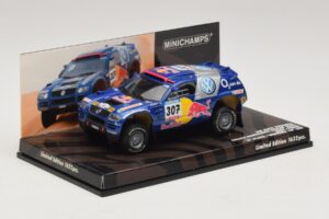 Volkswagen Race Touareg Red Bull #307 B. Saby / M. Perin Dakar Rally 2005 Minichamps 1:43 436055307 Métal — image 2 sur 5