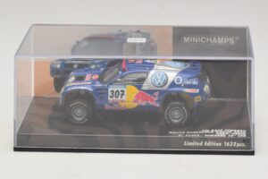 Volkswagen Race Touareg Red Bull #307 B. Saby / M. Perin Dakar Rally 2005 Minichamps 1:43 436055307 Métal — image 4 sur 5