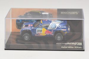 Volkswagen Race Touareg Red Bull #310 J. Kleinschmidt / F. Pons Dakar Rally 2005 Minichamps 1:43 436055310 Métal — image 4 sur 5