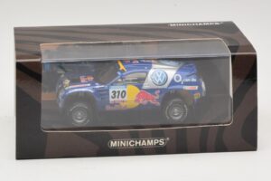 Volkswagen Race Touareg Red Bull #310 J. Kleinschmidt / F. Pons Dakar Rally 2005 Minichamps 1:43 436055310 Métal — image 5 sur 5