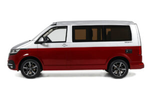 Volkswagen T6.1 California Ocean Tornado Red / Reflex Silver Otto 1:18 OT1342 Résine — image 3 sur 5