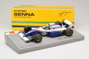 Williams FW16 Renault #2 A. Senna San Marino GP 1994 Minichamps 1:18 543941833 Métal — image 6 sur 7