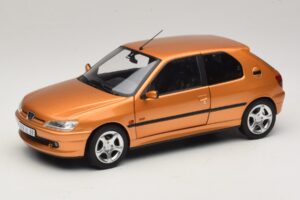 Peugeot 306 S16 jaune Blaze Norev 1:18 184940 Métal