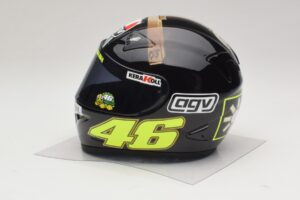 Casque AGV V. Rossi MotoGP Jerez Test 2007 Minichamps 1:2 327070046 Métal — image 2 sur 7