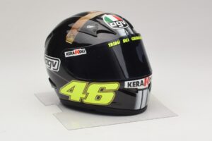 Casque AGV V. Rossi MotoGP Jerez Test 2007 Minichamps 1:2 327070046 Métal — image 5 sur 7
