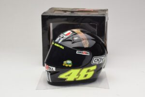 Casque AGV V. Rossi MotoGP Jerez Test 2007 Minichamps 1:2 327070046 Métal — image 6 sur 7