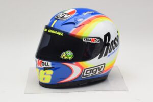 Casque AGV V. Rossi MotoGP Sepang 2005 Minichamps 1:2 327050066 Diecast