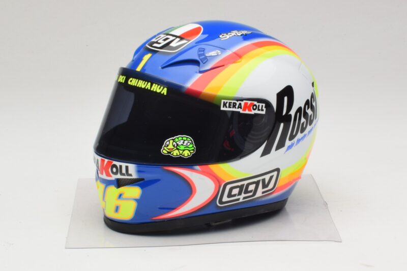 Casque AGV V. Rossi MotoGP Sepang 2005 Minichamps 1:2 327050066 Diecast