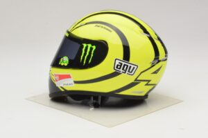 Casque AGV V. Rossi MotoGP Valencia Test 2009 Minichamps 1:2 327100066 Métal — image 2 sur 7