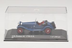 Alfa Romeo 6C 1750 G.S. Bleu Minichamps 1:43 400120431 Métal — image 4 sur 5