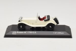Alfa Romeo 6C 1750 G.S. Blanc Minichamps 1:43 400120430 Métal