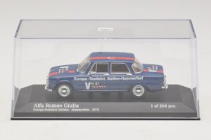 Alfa Romeo Giulia Europa-Testfahrt Sizilien-Hammerfest Minichamps 1:43 400120905 Métal — image 4 sur 5