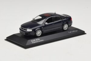 Audi RS6 C5 Bleu Métallisé Minichamps 1:43 400011702 Diecast — image 2 sur 5
