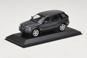 BMW X5 E53 4.4i Gris Métallisé Boîte De Remplacement Minichamps 1:43 80420393166-R1 Métal — image 2 sur 5