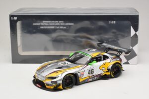 BMW Z4 GT3 #46 M. Palttala / L. Luhr 24 Hours of Spa Winner 2015 Minichamps 1:18 151152346 Métal — image 6 sur 6