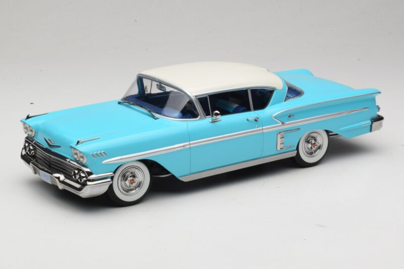 Chevrolet Bel Air Impala Coupe Turquoise & Crème KK-Scale 1:18 KKDC181593 Métal
