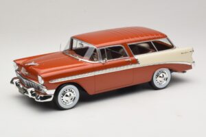 Chevrolet Bel Air Nomad Marron Métallisé & Crème KK-Scale 1:18 KKDC181294 Métal