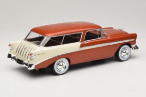 Chevrolet Bel Air Nomad Marron Métallisé & Crème KK-Scale 1:18 KKDC181294 Métal — image 2 sur 6