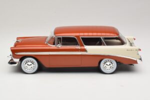 Chevrolet Bel Air Nomad Marron Métallisé & Crème KK-Scale 1:18 KKDC181294 Métal — image 3 sur 6
