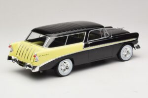 Chevrolet Bel Air Nomad Custom Noir & Jaune Clair KK-Scale 1:18 KKDC181293 Métal — image 2 sur 6