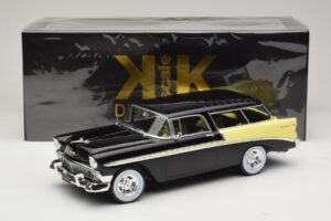 Chevrolet Bel Air Nomad Custom Noir & Jaune Clair KK-Scale 1:18 KKDC181293 Métal — image 6 sur 6