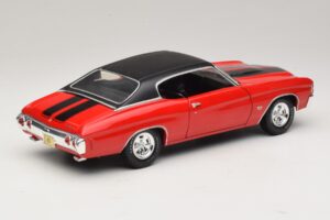 Chevrolet Chevelle SS454 Rouge Maisto 1:18 31890-P1 Métal — image 3 sur 8