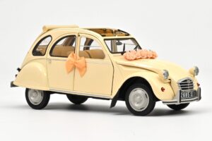 Citroen 2CV Wedding Gift Beige Norev 1:18 181475 Métal