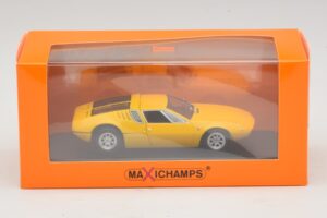 De Tomaso Mangusta Jaune Maxichamps 1:43 940127120 Diecast — image 5 sur 5