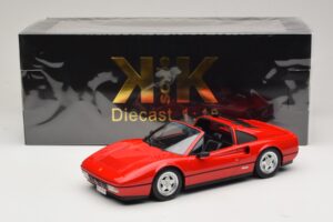 Ferrari 328 GTS Rouge Avec Intérieur Noir KK-Scale 1:18 KKDC180551 Métal — image 7 sur 7