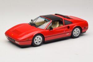 Ferrari 328 GTS Version US Rouge Beverly Hills Cop II Avec Intérieur Beige KK-Scale 1:18 KKDC181701 Métal — image 2 sur 7