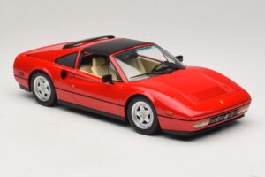 Ferrari 328 GTS Version US Rouge Beverly Hills Cop II Avec Intérieur Beige KK-Scale 1:18 KKDC181701 Métal — image 5 sur 7