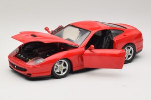 Ferrari 550 Maranello Rouge Majorette 1:18 5974 Métal — image 2 sur 8
