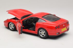 Ferrari 550 Maranello Rouge Majorette 1:18 5974 Métal — image 5 sur 8