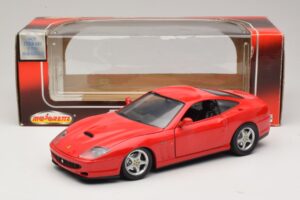 Ferrari 550 Maranello Rouge Majorette 1:18 5974 Métal — image 8 sur 8