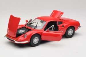 Ferrari Dino 246 Rouge Majorette 1:18 5271 Métal — image 2 sur 8