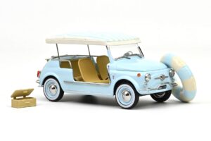 Fiat 500 Jolly Bleu Norev 1:18 187793 Métal — image 4 sur 5