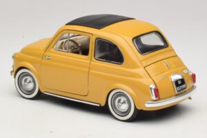 Fiat 500 Jaune Solido 1:18 8042 Métal — image 7 sur 8