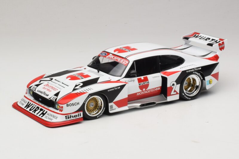 Ford Capri Turbo Group 5 Wurth #2 K. Ludwig DRM Champion 1981 Minichamps 1:18 100818602 Métal