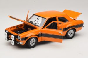 Ford Escort Mk1 RS1600 AVO Orange Avec Rayures Noires Minichamps 1:18 100688104 Métal — image 2 sur 8