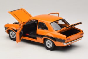 Ford Escort Mk1 RS1600 AVO Orange Avec Rayures Noires Minichamps 1:18 100688104 Métal — image 5 sur 8