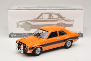 Ford Escort Mk1 RS1600 AVO Orange Avec Rayures Noires Minichamps 1:18 100688104 Métal — image 8 sur 8