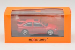 Ford Escort RS Cosworth Rouge Maxichamps 1:43 940082100 Diecast — image 5 sur 5