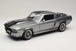 Ford Mustang Shelby GT500 Eleanor Gris Métallisé & Noir KK-Scale 1:12 KKDC120171 Métal
