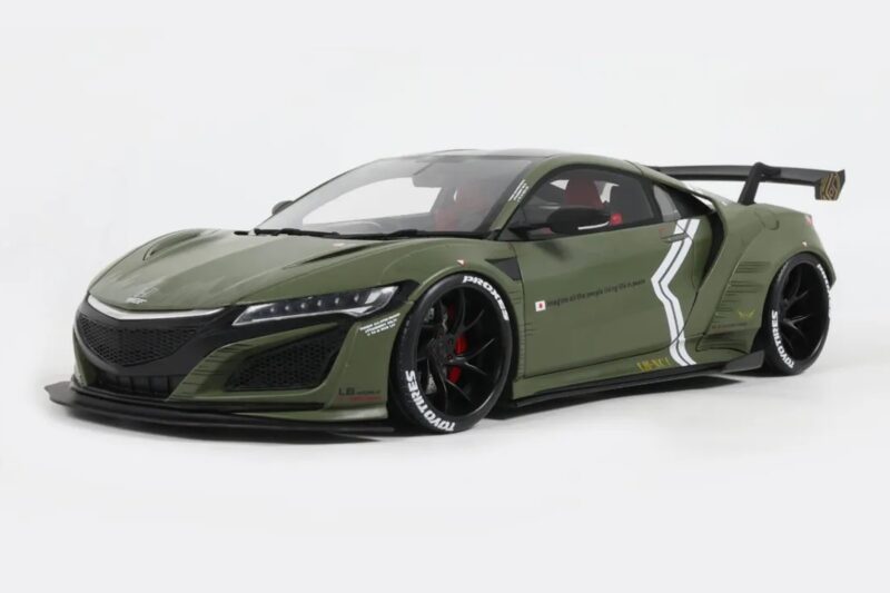 Honda NSX NC1 LB-Works Khaki Matte GT Spirit 1:18 Honda NSX NC1 LB-Works Khaki Matte GT Spirit 1:18 GT955 Résine